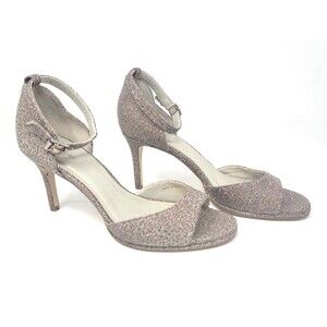 Tahari Glittery Ankle-Strap Heels Size 8.5 - Sparkle with Every Step